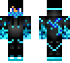 awesome blue  raging fire