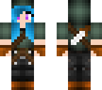 blue adventure girl