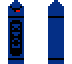 blue crayon