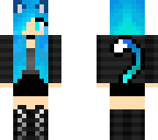 blue emo kitty