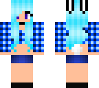 blue playboy bunny girl