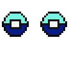 blue pokeball