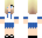 blue tutu girl