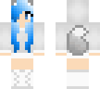 blue wolf girl