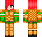 bronze armored girl