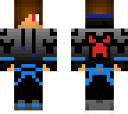 cool red flaming creeper kid