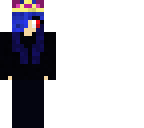 cute blue haired girl