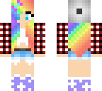 cute rainbow girl
