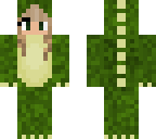 dino-suit girl