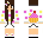 edite skin of cupcake girl