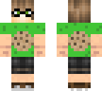 nerd cookie green shirt