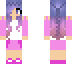pink and blue girl