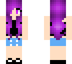 purple hair girl