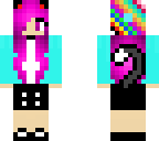 rainbow beanie cat girl