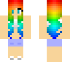 rainbow hair