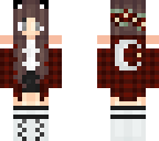 red plaid girl