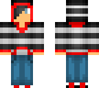 striped hoodie