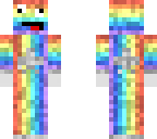 textured weird rainbow derp dude