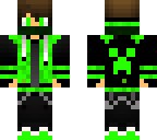 that green jacket with mask