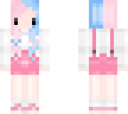 blue and pink