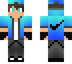 blue nike guy