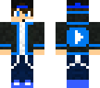 blue youtuber