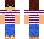 cool boy with pixel glasses