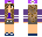 cute purple girl