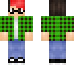 green plaid markimoo with glasses
