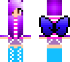 magic purple hair fairy