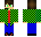 neon plaid boy