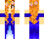 orange hair prom girl