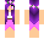 purple hair girl