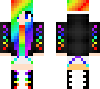 rainbow girl