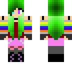 rainbow wolf girl edit
