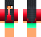 red and lightgreen aphmau