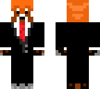 red panda in a suit