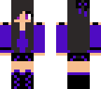 black haired girl edit