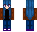 blue haired girl