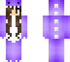 dino onesie purple