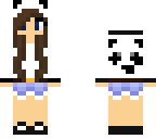 edited panda girl