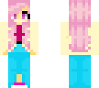 girl with pink hair
