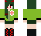 green demon girl