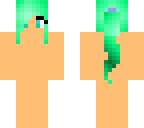 mint green ponytail hair base