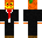 pumpkin in a suit