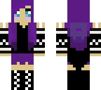 purple hair girl