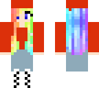 rainbow gril santa