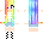 rainbow gril skin