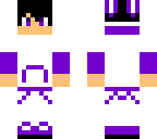 white and purple boy