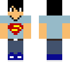 zach in a superman tshirt